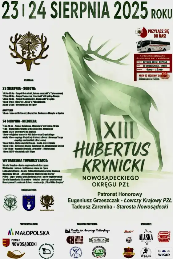 XIII Hubertus Krynicki już w ten weekend