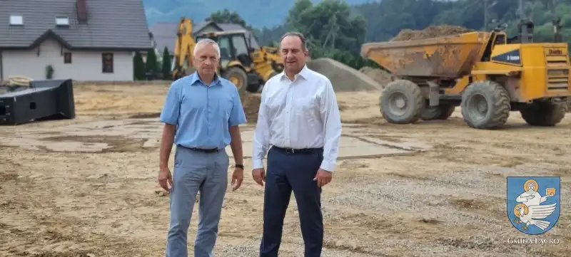 Gminę Łącko odwiedził Wiceminister Sportu i Turystyki Andrzej Gut-Mostowy