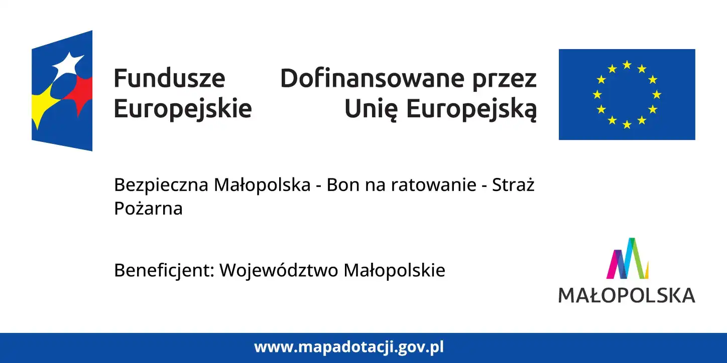 Nowe wozy dla OSP. Podegrodzie w projekcie „Bezpieczna Małopolska – Bon na ratowanie”