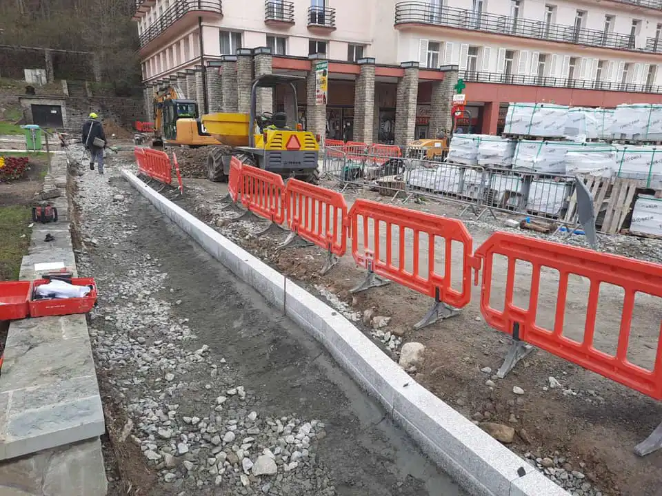 Trwa modernizacja Płyty Głównej Deptaka w Krynicy-Zdroju