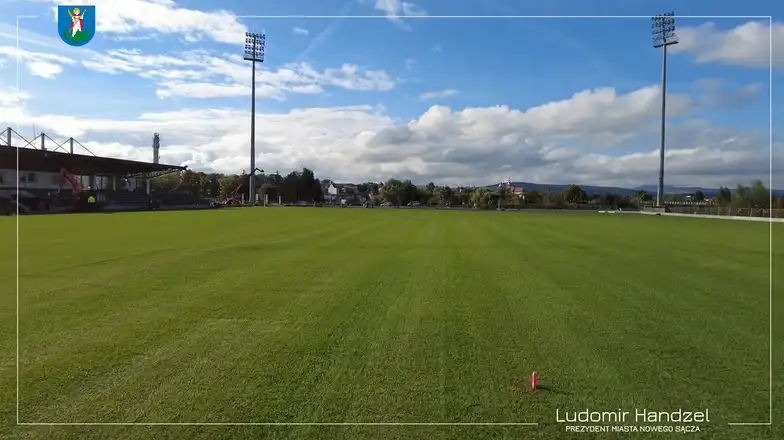 Postępują prace na budowie Stadionu Sandecji