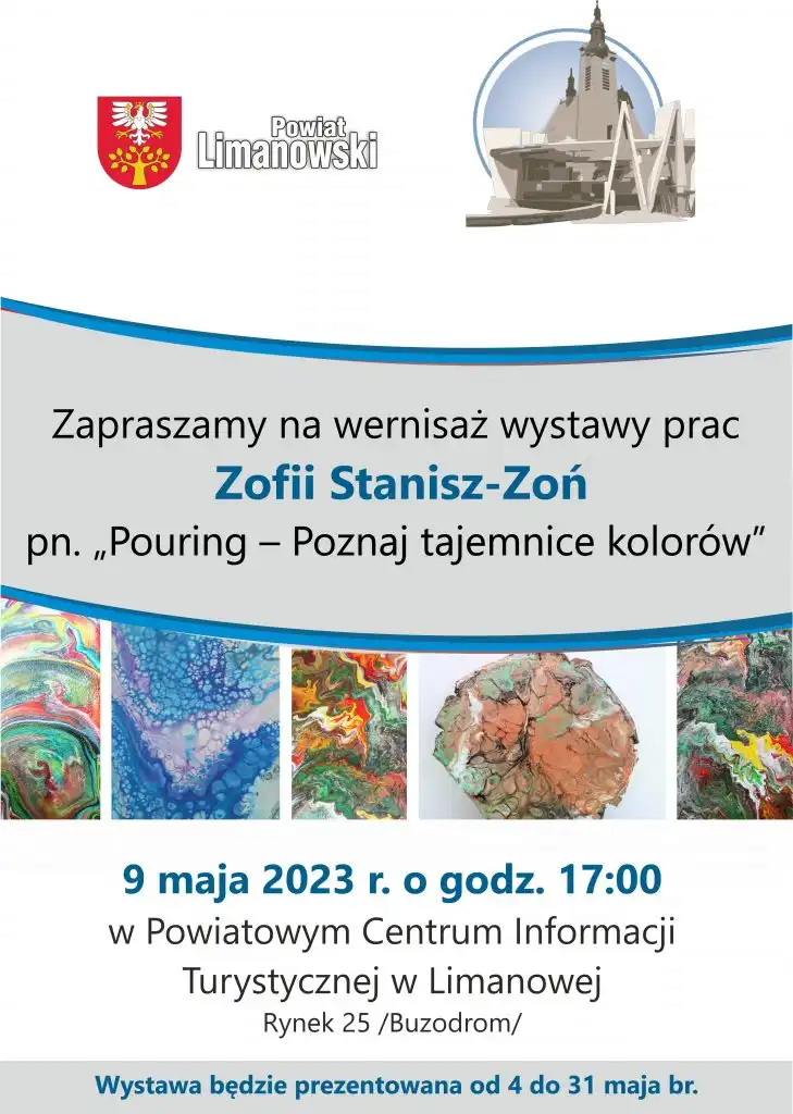 Wernisaż wystawy Zofii Stanisz – Zoń w Powiatowym Centrum Informacji Turystycznej w Limanowej