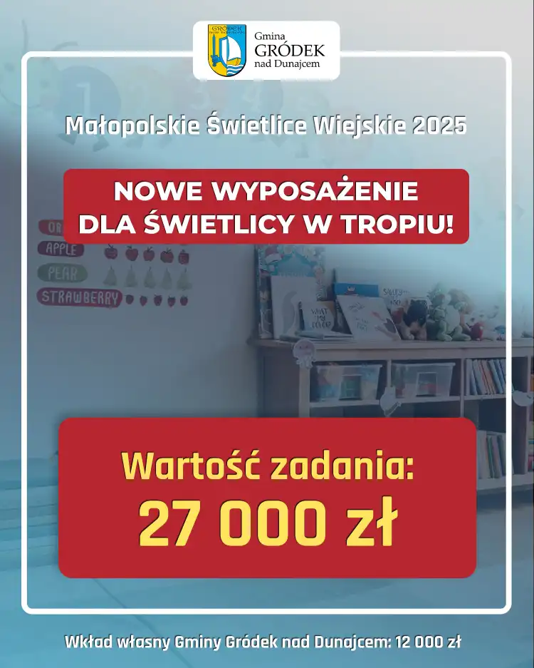 Świetlica w Tropiu zyska nowy blask