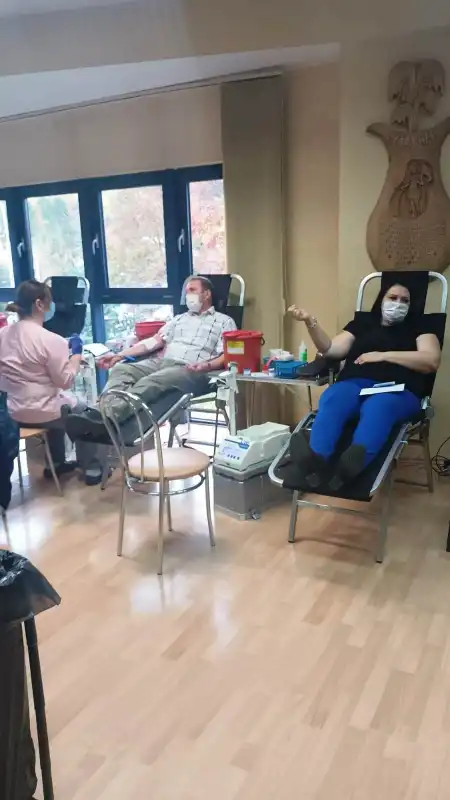 W PSP w Krynicy Zdroju odbyła się akcja poboru krwi. Dawcy oddali ponad 13 litrów krwi