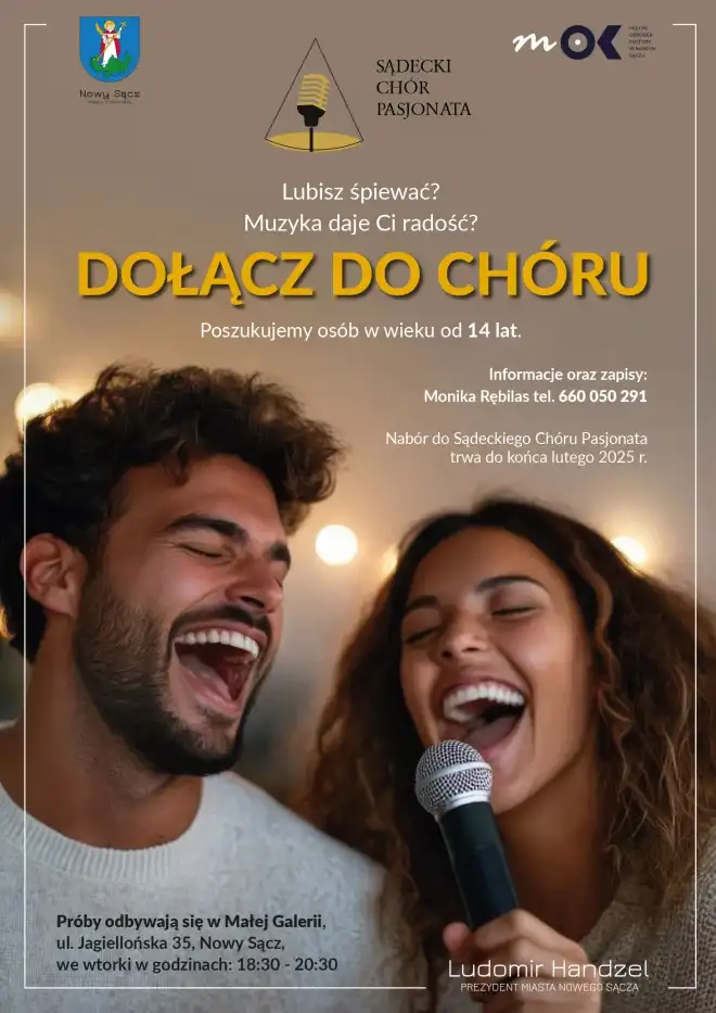 Dołącz do chóru Pasjonata. Nabór trwa do końca lutego
