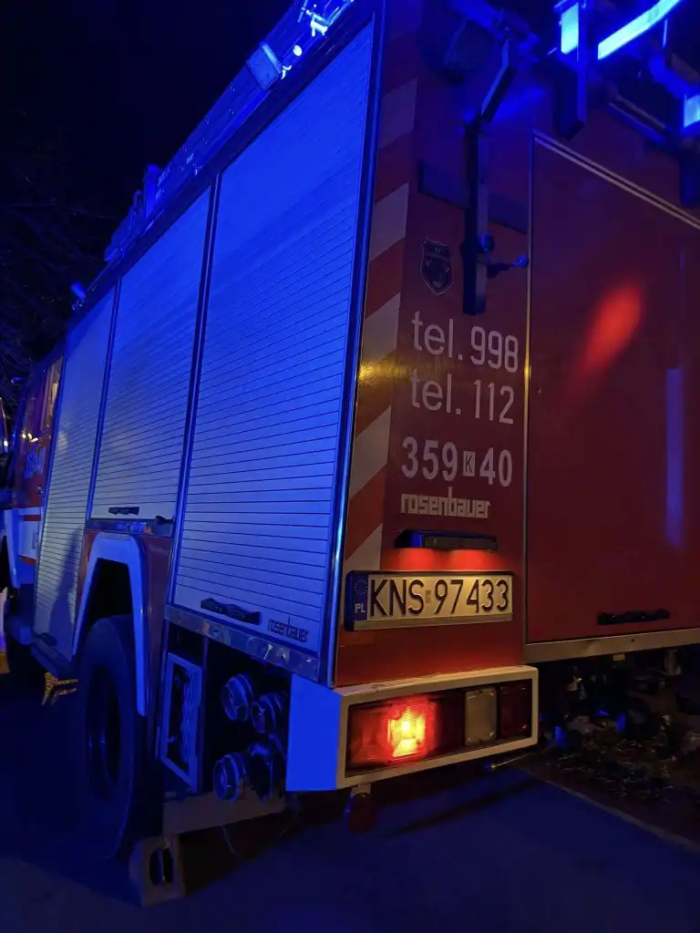 Niebezpieczna usterka gazociągu. Strażacy w akcji w Kamionce Wielkiej