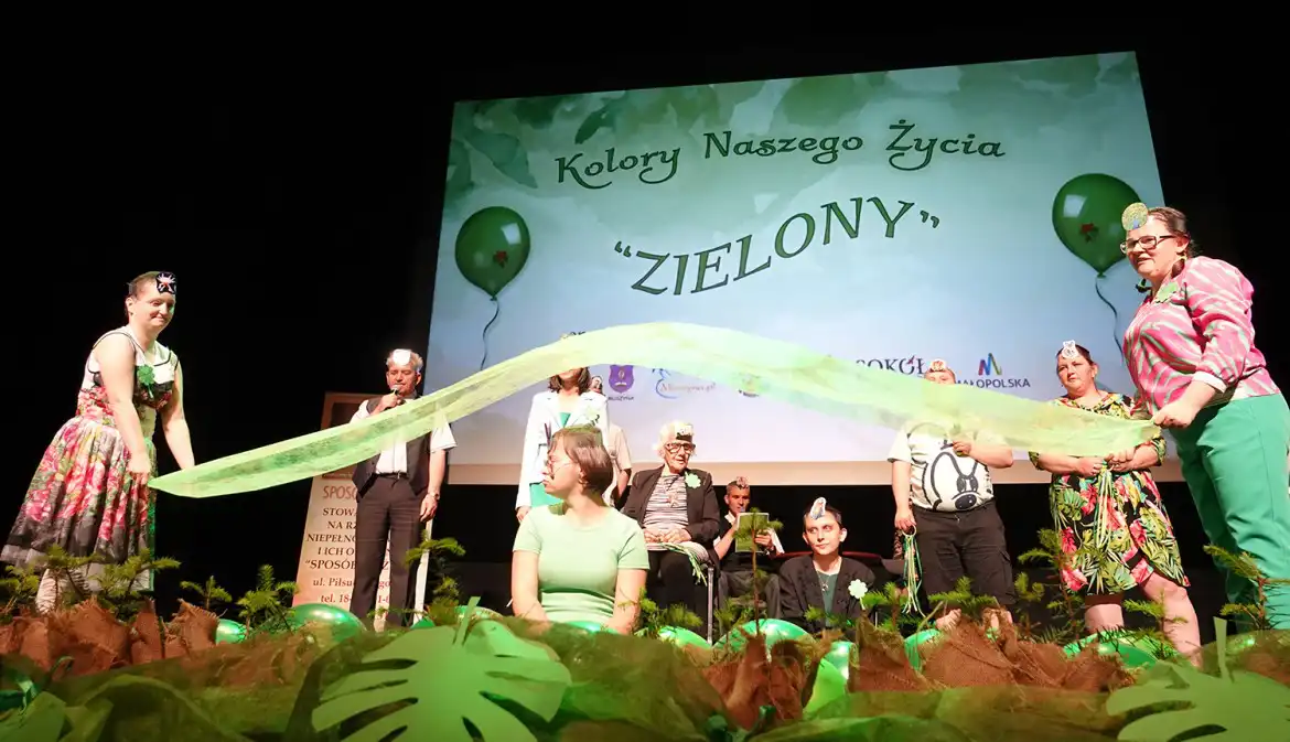 Kolory życia osób niepełnosprawnych - spotkanie w MCK Sokół