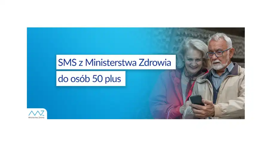 Osoby w wieku 50 plus mogą spodziewać się SMS-a z Ministerstwa Zdrowia