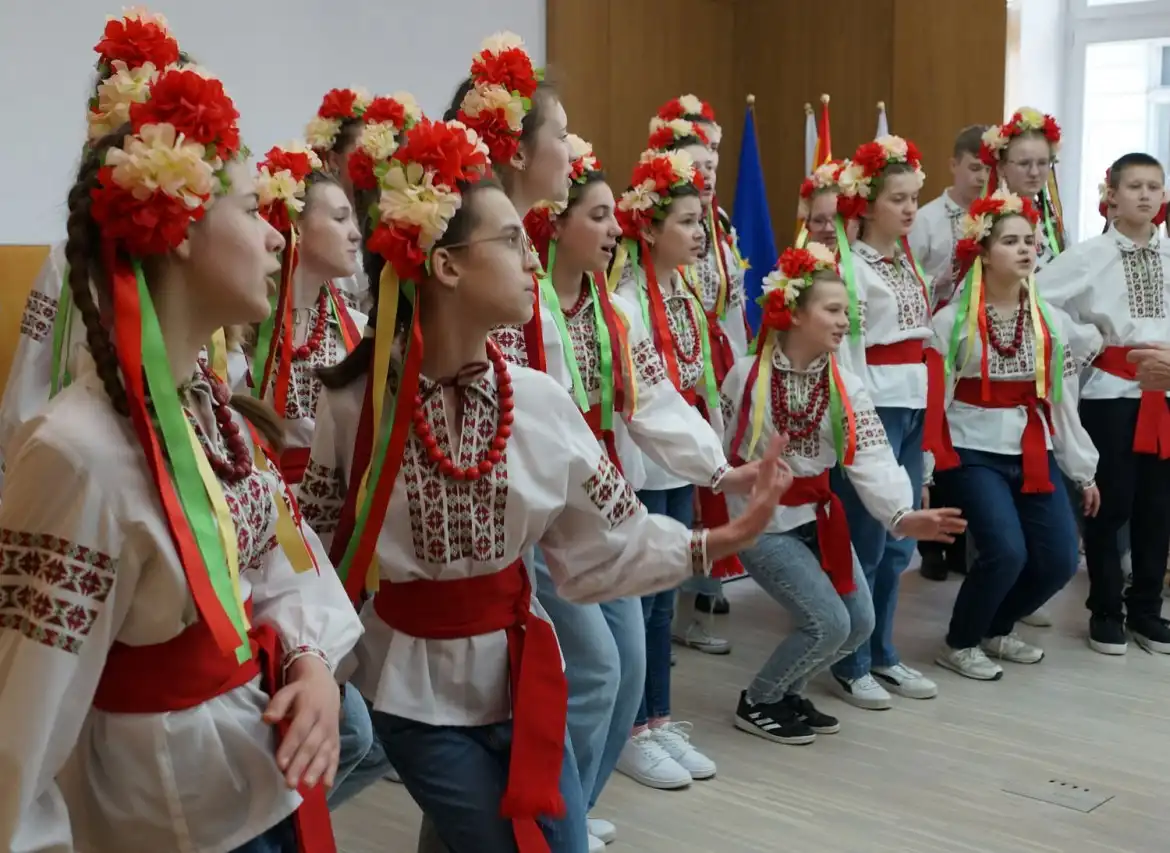 Zespół Chóralny "Gloria" z Żytomierza wystąpił w Starostwie Powiatowym w Nowym Sączu