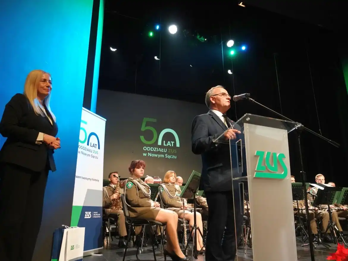 Jubileusz 50-lecia nowosądeckiego ZUS. Uroczystości w SOKOLE
