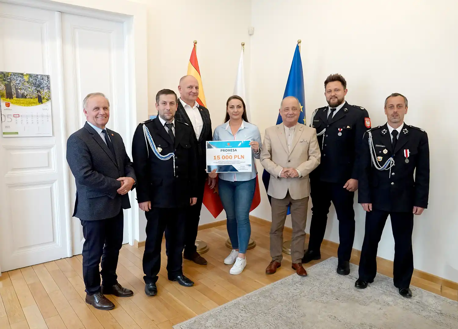 Strażacy z Jazowska z promesą na sprzęt