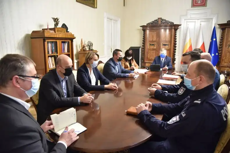 Rozmowy o płynności ruchu i bezpieczeństwie pieszych w Krynicy-Zdroju