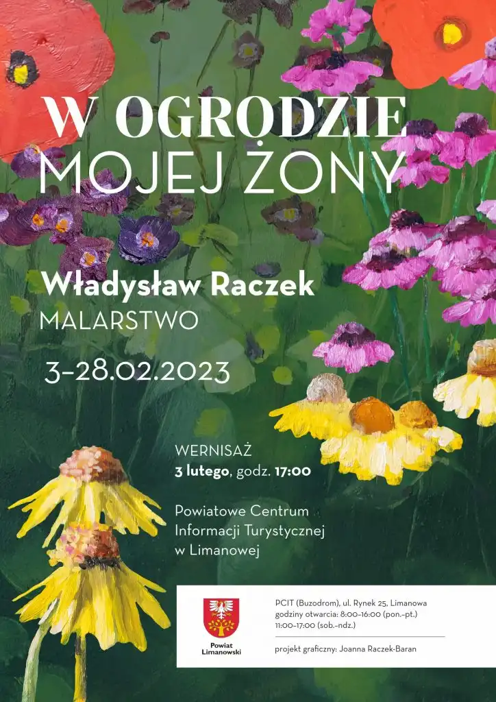 Wernisaż wystawy malarstwa Władysława Raczka w PCIT w Limanowej