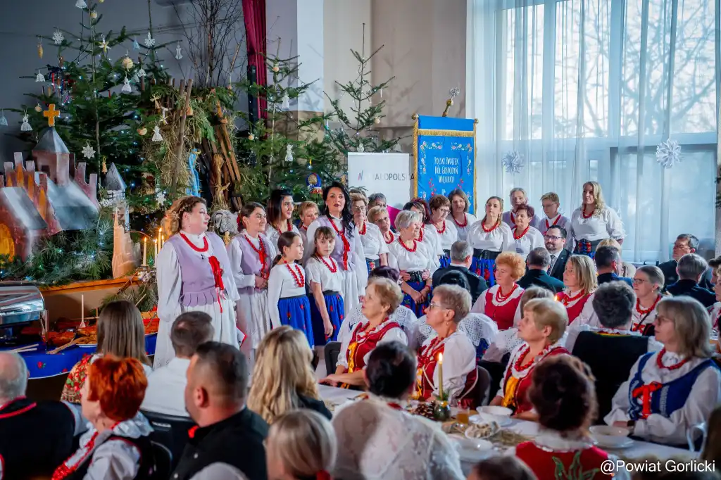 Wigilijne spotkanie Kół Gospodyń Wiejskich w Libuszy