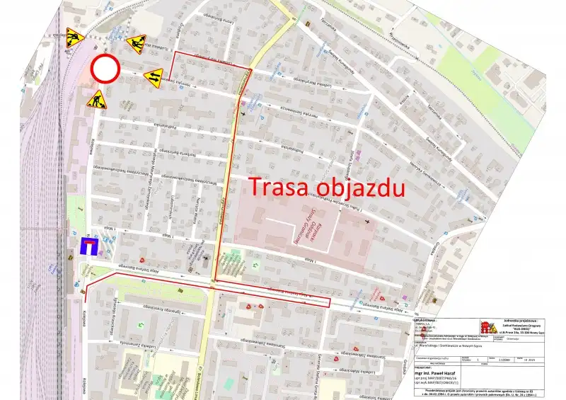 Uwaga kierowcy! Zamknięcie skrzyżowania Sienkiewicza–Kolejowa