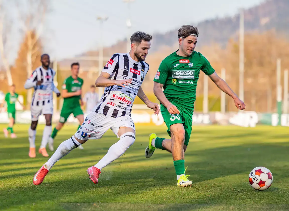 Walka do końca, ale tylko remis. Sandecja dzieli się punktami z Rekordem Bielsko-Biała