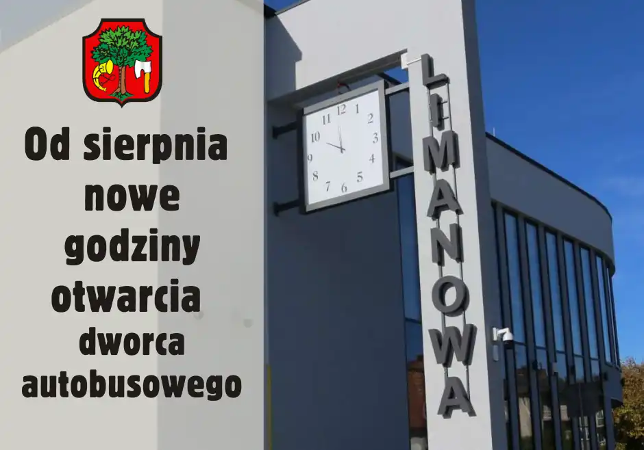 Nowe godziny otwarcia dworca autobusowego w Limanowej