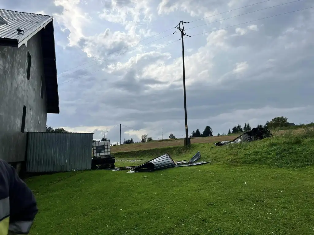 Przez Sądecczyznę po raz kolejny przeszły gwałtowne burze