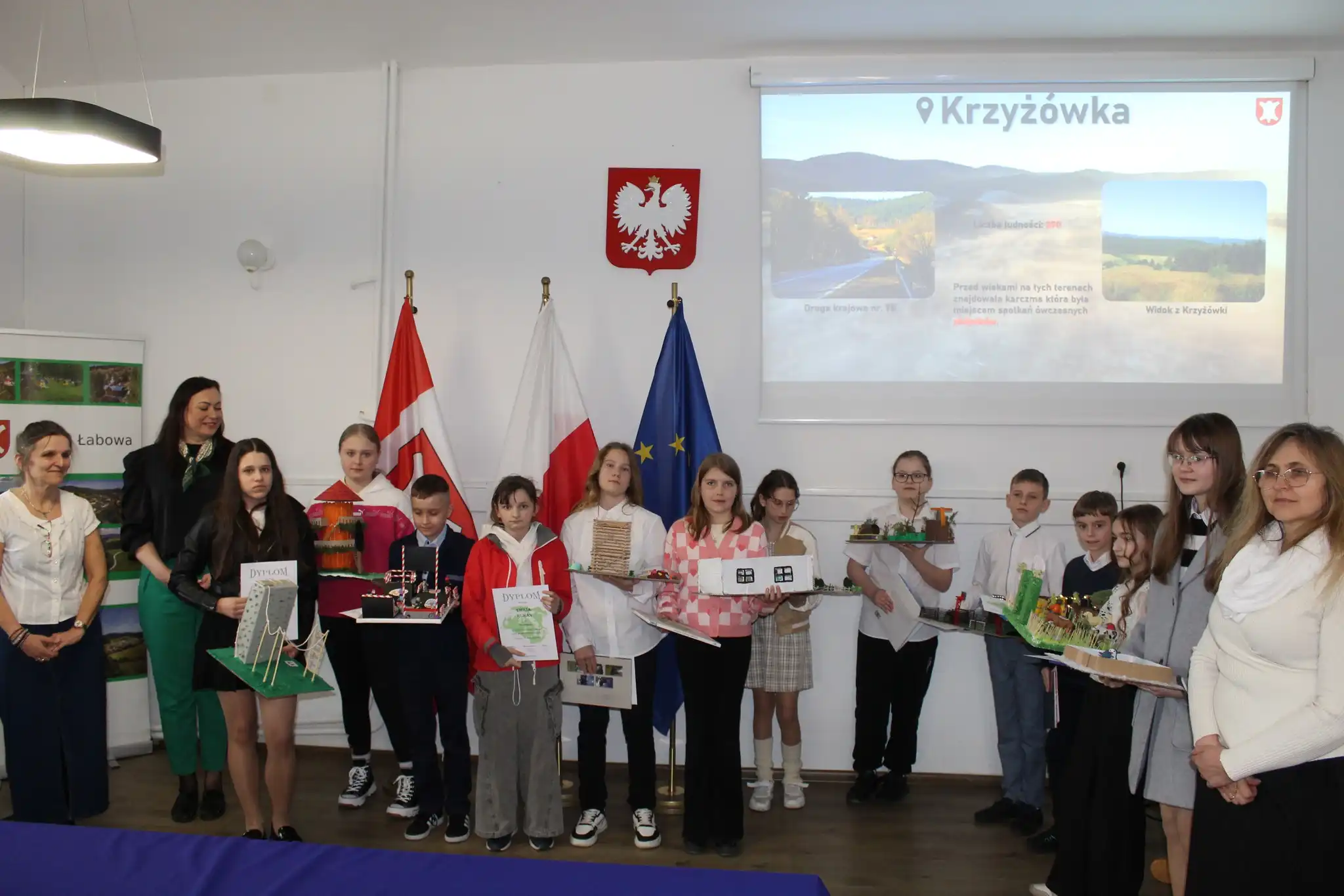 Młodzi znawcy Gminy Łabowa nagrodzeni