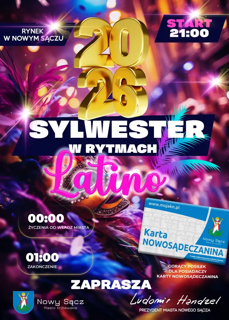 Sylwester w rytmach Latino na nowosądeckim Rynku