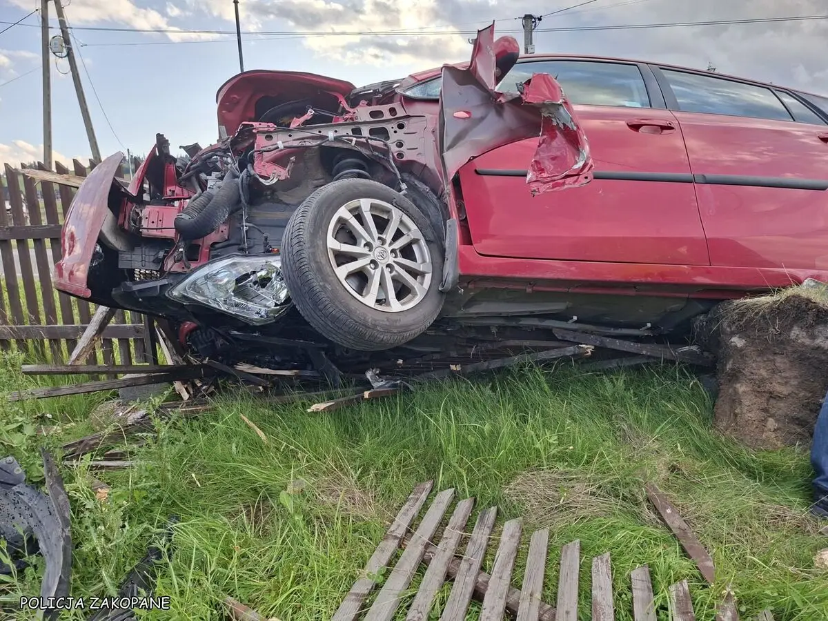 Tragiczny finał wypadku w Białce Tatrzańskiej. Nie żyje 10-letnie dziecko