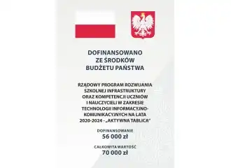 Kolejne pieniądze z programu Aktywna tablica dla powiatu nowosądeckiego