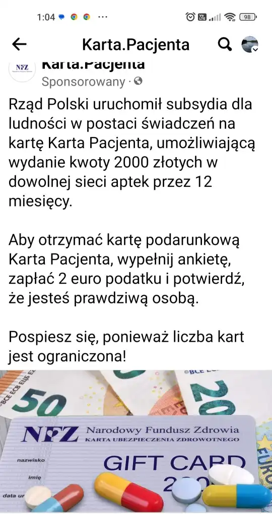 Uwaga na fałszywe bony lekowe