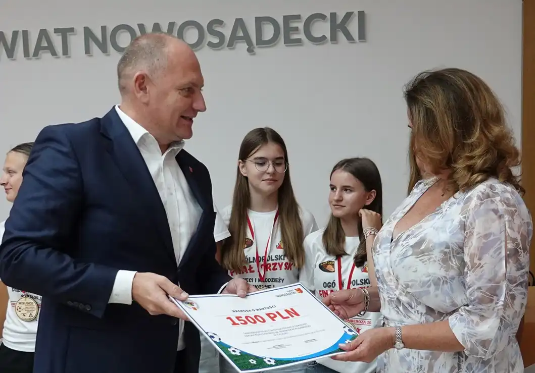 Starosta Nowosądecki nagrodził utalentowanych sportowców