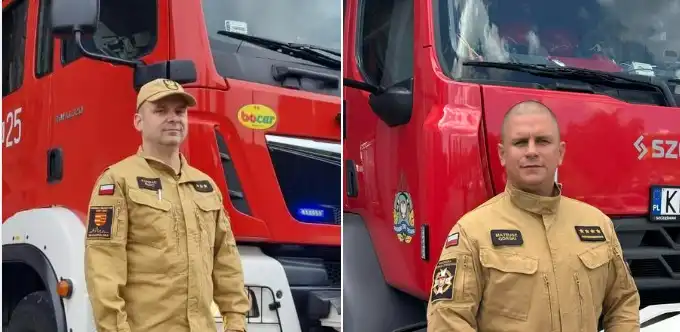 Strażacy bohaterowie. Pomagali nawet po służbie