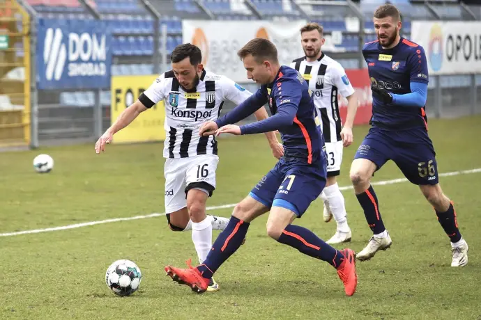 Drużyna Sandecji remisuje w Opolu