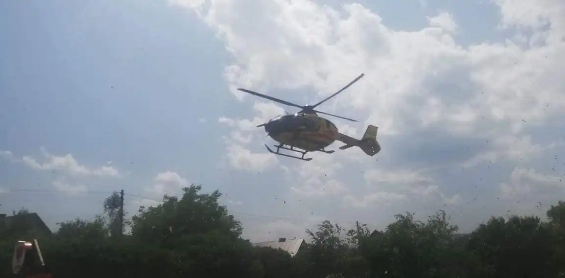 Wypadek w Białej Niżnej. W akcji śmigłowiec LPR