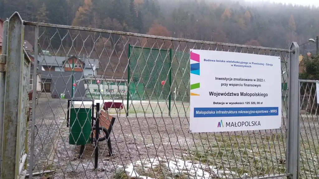 Wielofunkcyjne boisko w Kosarzyskach oficjalnie otwarte