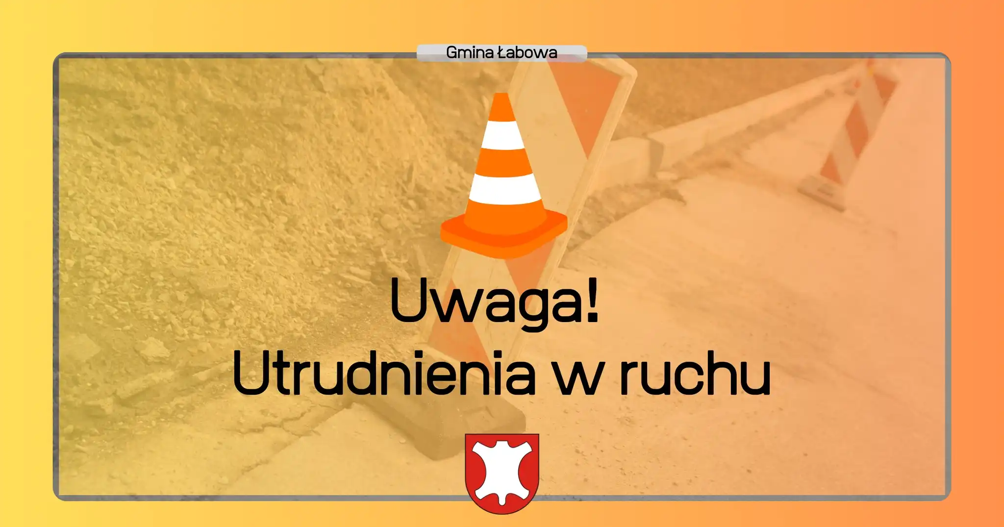 Uwaga kierowcy! Utrudnienia na drodze w Łabowej Wyżnej