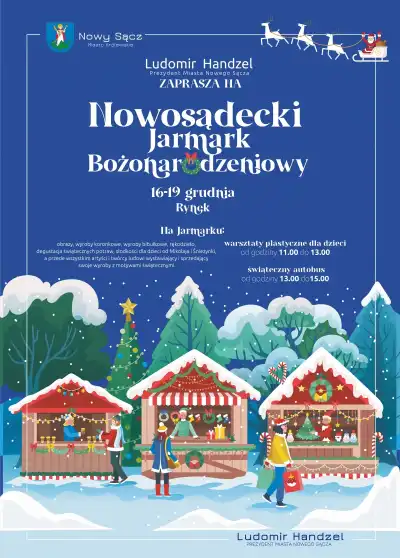 W dniach 16-19 grudnia Nowosądecki Jarmark Bożonarodzeniowy