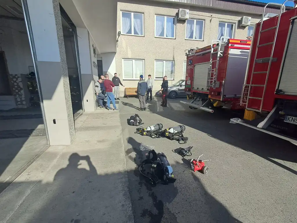 Strażacy z OSP Łącko doskonalą swoje umiejętności