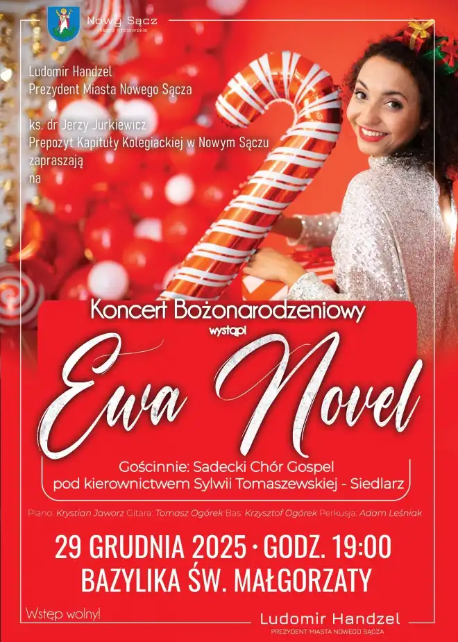Magia Bożego Narodzenia w Nowym Sączu. Koncert Ewy Novel