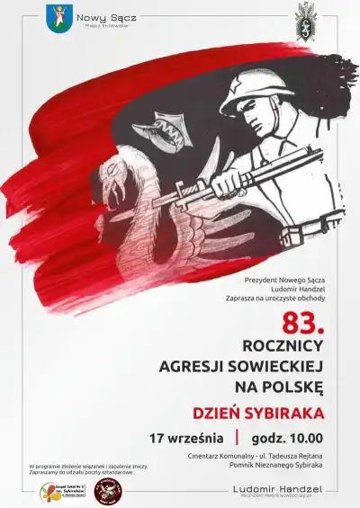 Obchody 83. rocznicy sowieckiej agresji na Polskę oraz Dnia Sybiraka w Nowym Sączu