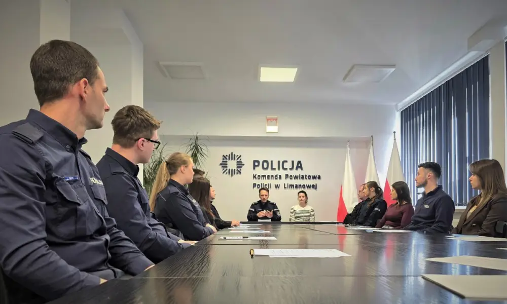 Młodzi policjanci szkoleni w Limanowej. Nacisk na etykę i profesjonalizm