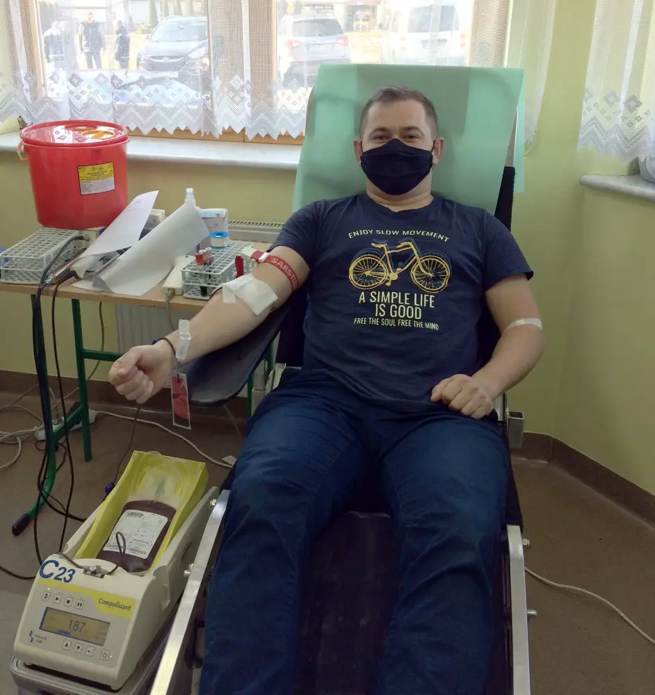 W Zespole Szkół w Łącku odbyła się akcja poboru krwi. Dawcy oddali ponad 13 litrów krwi