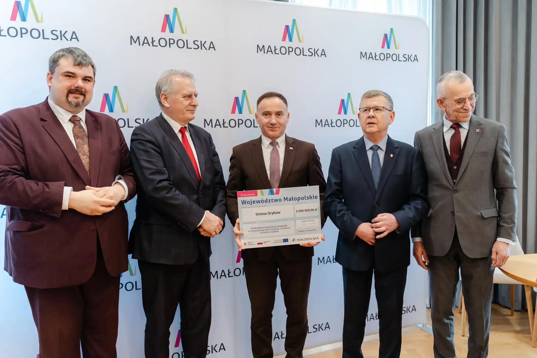 5 milionów złotych dla Gminy Grybów na inwestycje wodno-kanalizacyjne!