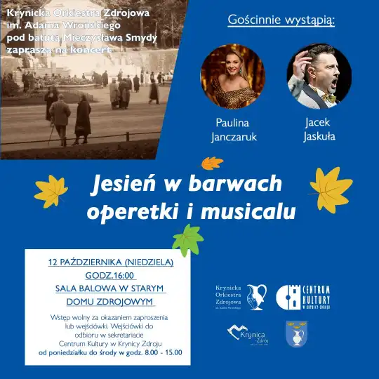 Jesień w rytmie operetki i musicalu w Krynicy-Zdroju