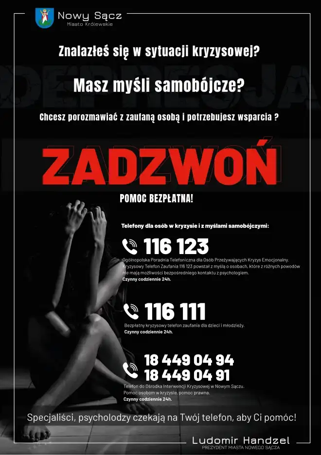 Bezpłatna pomoc telefoniczna dla osób w kryzysie. Gdzie szukać wsparcia?