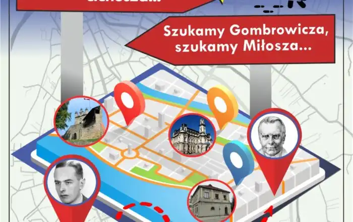 W krainie literackich skarbów. Gra Miejska z Miłoszem i Gombrowiczem