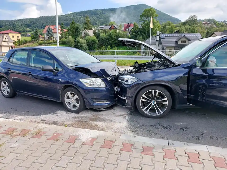 Wypadek w Mszanie Dolnej. Dziecko trafiło do szpitala