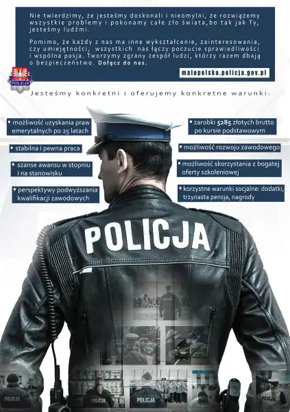 Wstąp w szeregi małopolskiej Policji