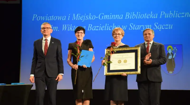Starosądecka biblioteka z Medalem Honorowym. Duma lokalnej społeczności