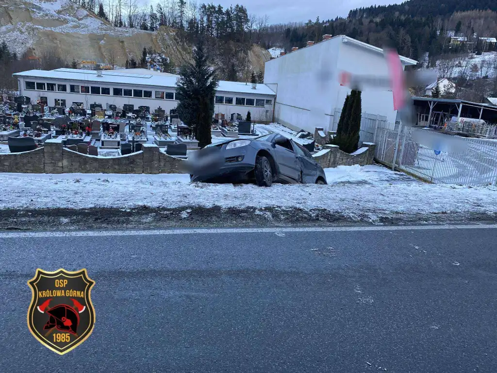 Zderzenie dwóch samochodów w Kamionce Wielkiej. Jedna osoba poszkodowana