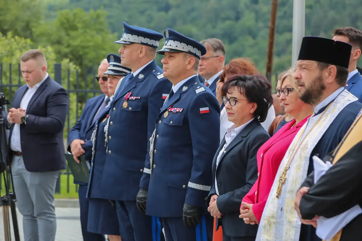 W Uściu Gorlickim otwarto nowy budynek Posterunku Policji