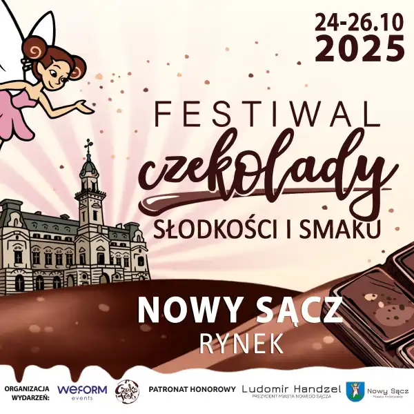 Czekoladowa uczta w Nowym Sączu. CZEKO FEST już w ten weekend