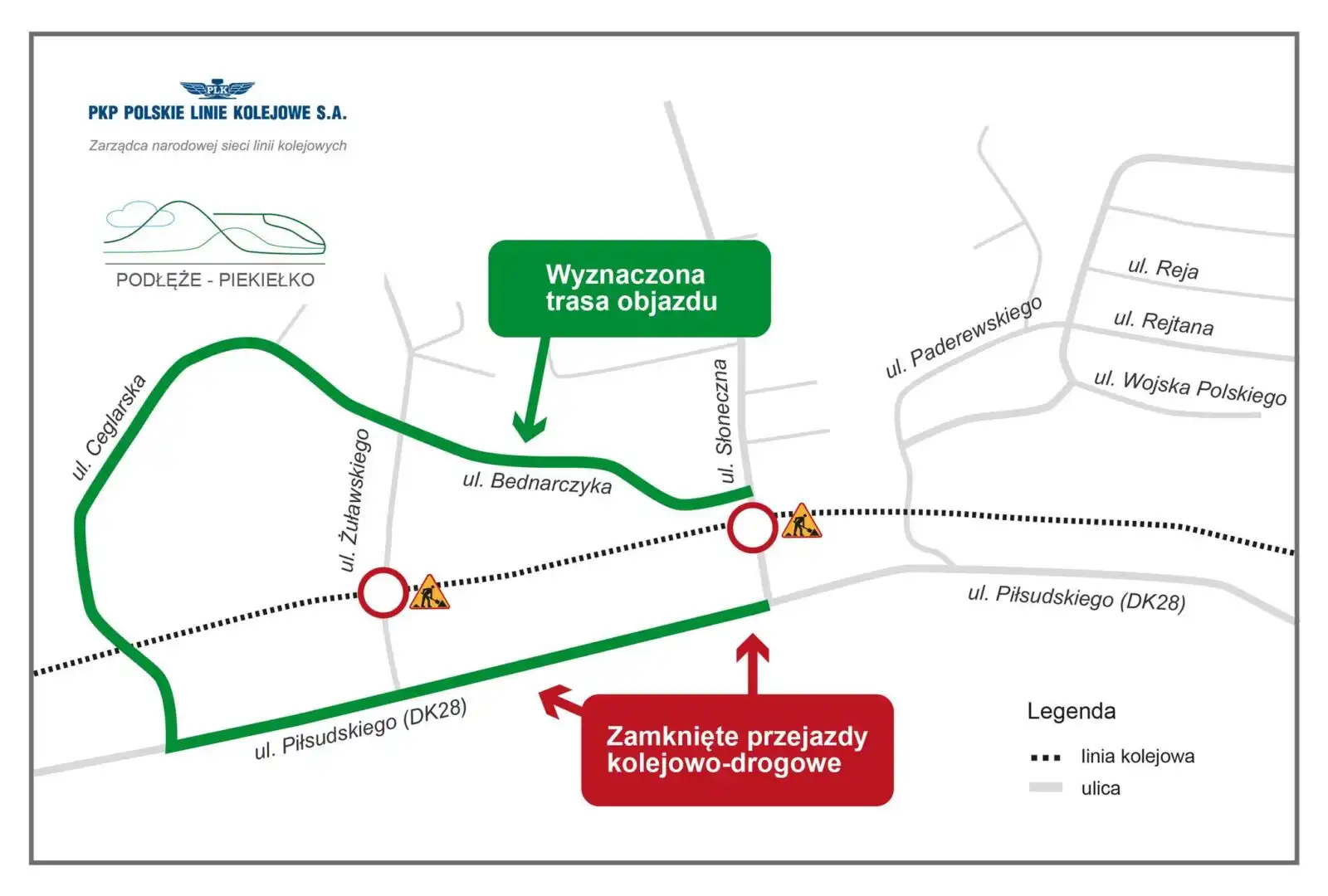 Modernizacja linii kolejowej w Limanowej. Nowe utrudnienia i objazdy